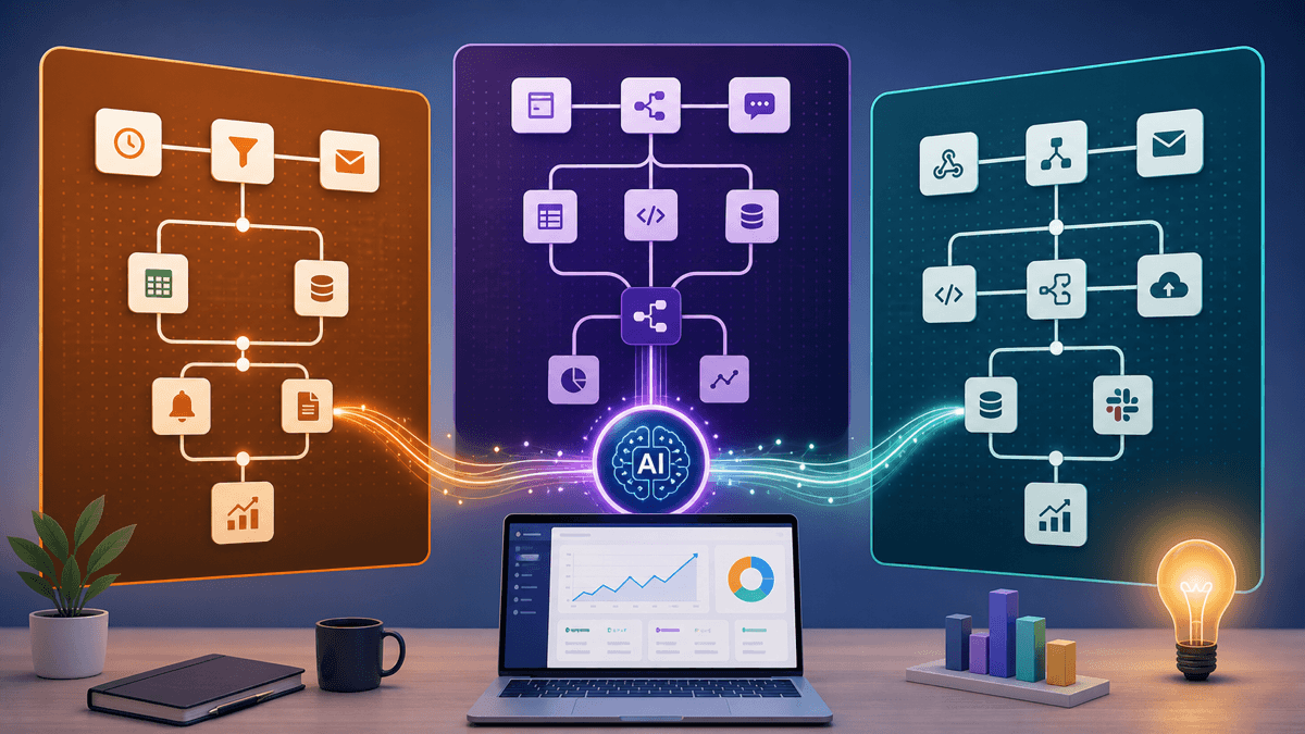 Zapier vs Make vs n8n for AI Automation: Which Should You Use?