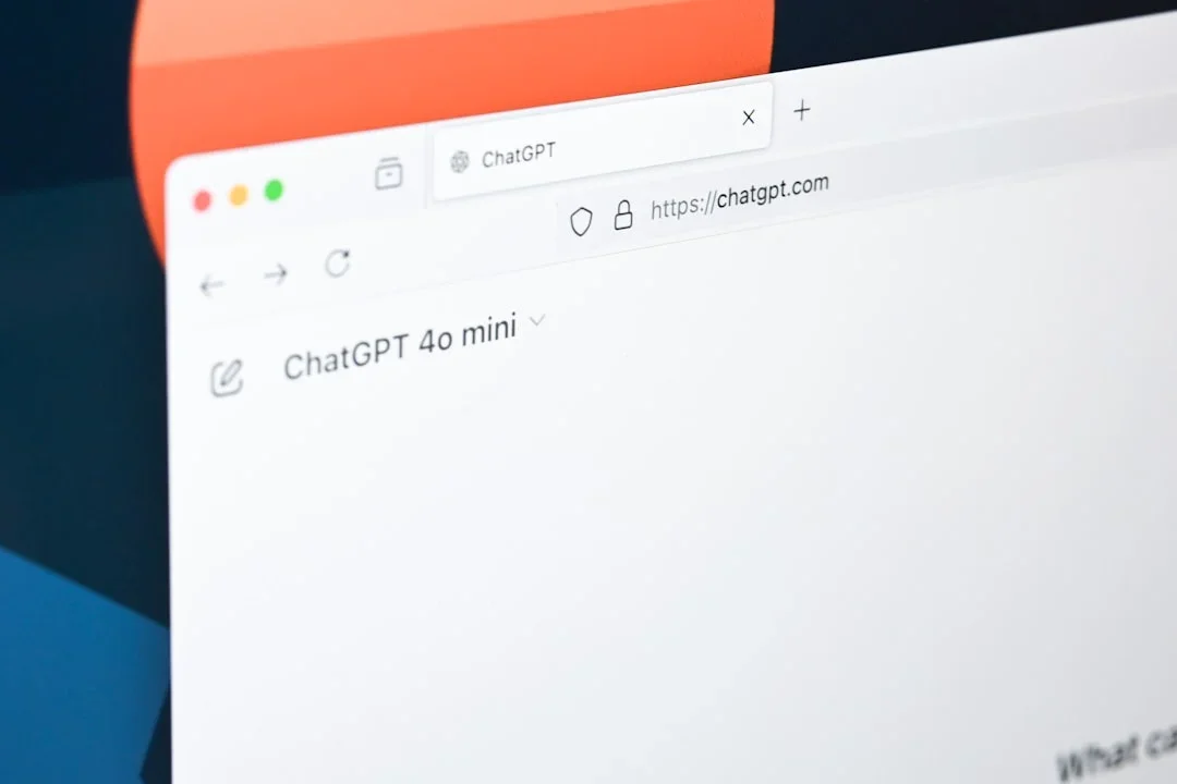 ChatGPT interface setup with custom configurations