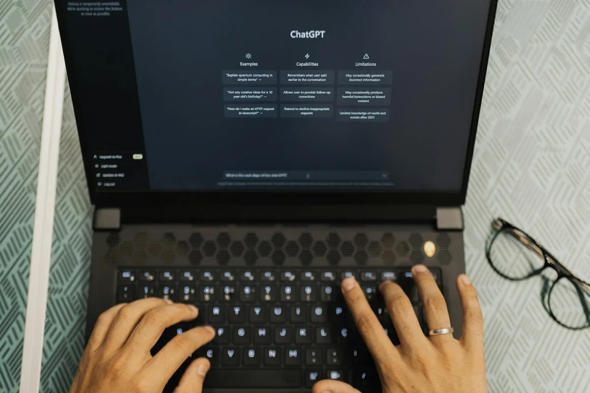 Productivity metrics dashboard showing ChatGPT impact