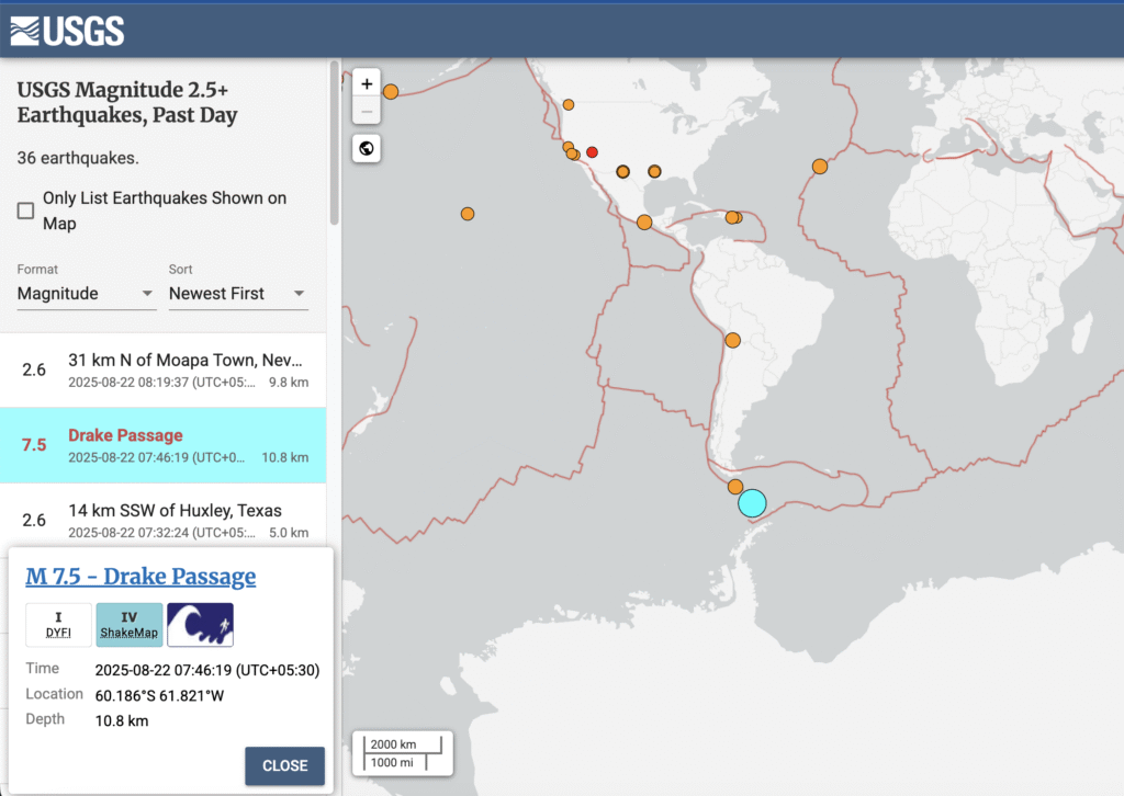 7.4 Earthquake Tsunami