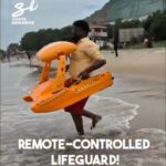 remote-controlled lifesaving boat