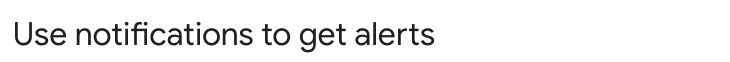 Heading of Google Chrome Help’s official notification guide