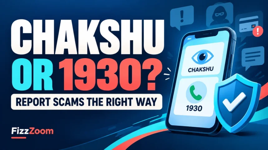 Illustrated FizzZoom cover: Chakshu or 1930? Where to report a scam call, spam message or money loss
