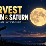 Illustrated FizzZoom cover: Harvest Moon and Saturn this September: how Indian skywatchers can plan a viewing