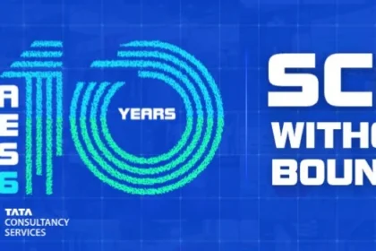Screenshot of the official India Mobile Congress 2026 banner and Scale Without Boundaries theme